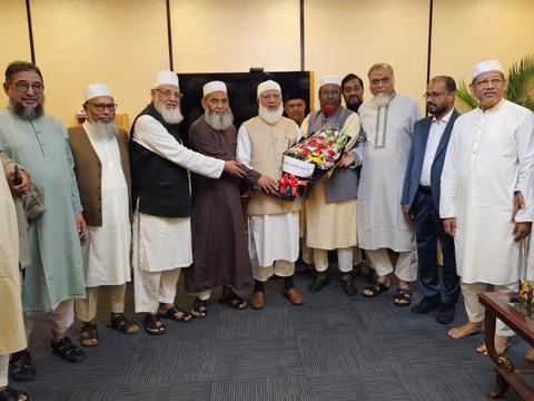 বিদেশ সফর শেষে আমীরে জামায়াতের ঢাকা প্রত্যাবর্তন