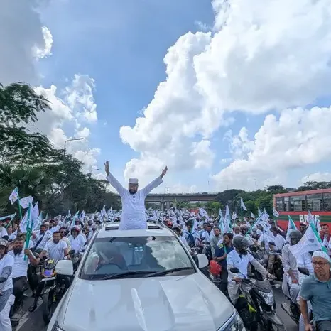 ঢাকা ১১ আসনে জামায়াতের মোটরসাইকেল শোভাযাত্রা