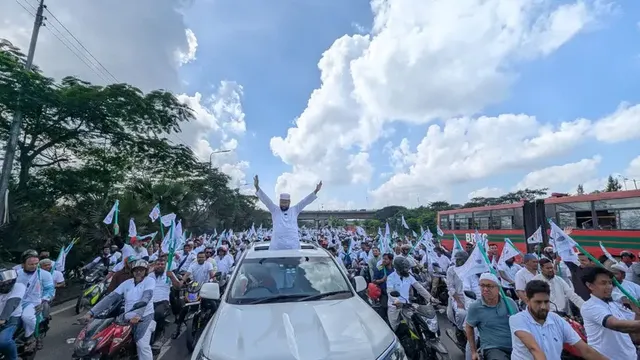 ঢাকা ১১ আসনে জামায়াতের মোটরসাইকেল শোভাযাত্রা